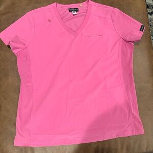 Planet Koi Pink XL Scrub Top